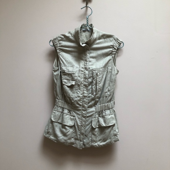 ESTHIS LINEN VEST - Picture 4 of 14